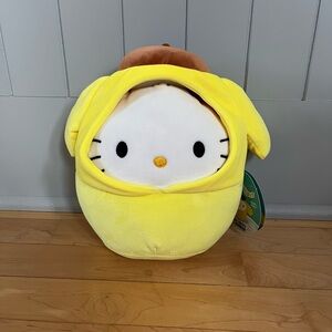 HELLO KITTY AS POMPOMPURIN SQUISHMALLOW PLUSH — NWT